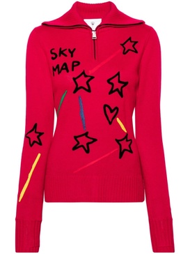 x JCC Constellation half-zip sweater