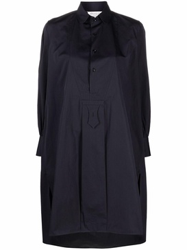 high-low hem shirtdress