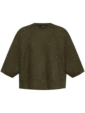 sequin-embellished jumper