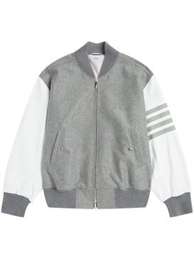 4-Bar stripe bomber jacket