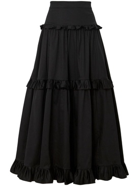 tiered ruffle skirt