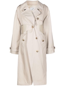 cut-out trench-coat