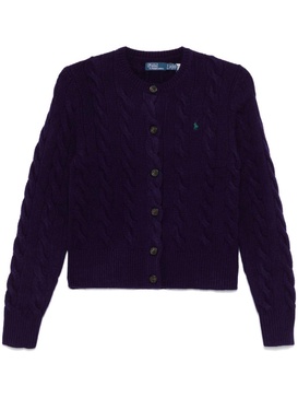 Polo Pony-embroidered cardigan 