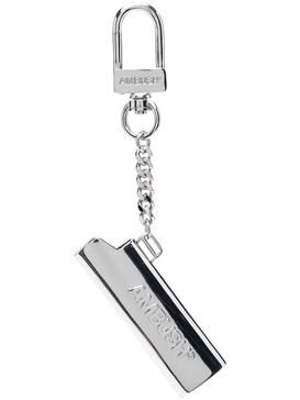 Lighter Case logo-engraved keyring 