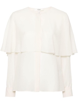 Chloé Silk Georgette Blouse Clothing