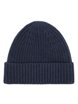 ribbed cashmere beanie