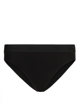 embroidered-logo cotton briefs