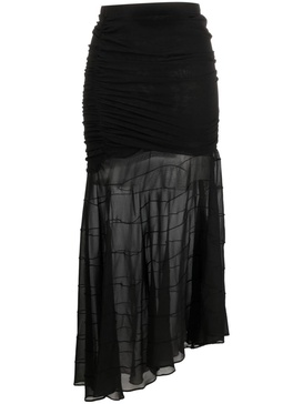 Abasha asymmetric skirt