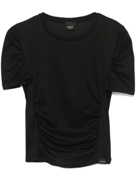 Pinko Martello Ruched-Detailing T-Shirt