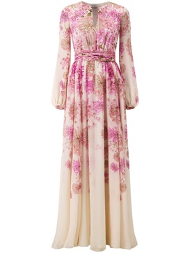 Saint-Rémy silk maxi dress