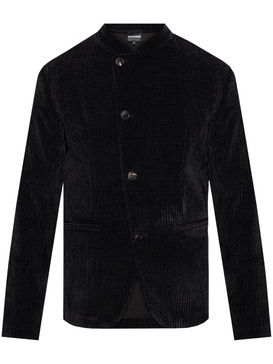 band-collar jacket