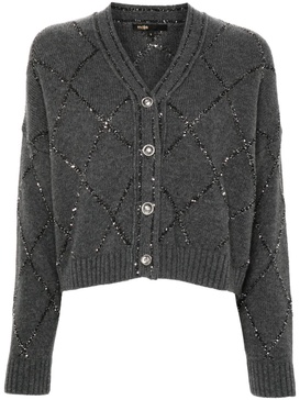 sequinned cardigan