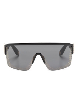 shield-frame sunglasses