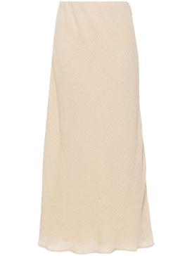 Biancos seersucker maxi skirt