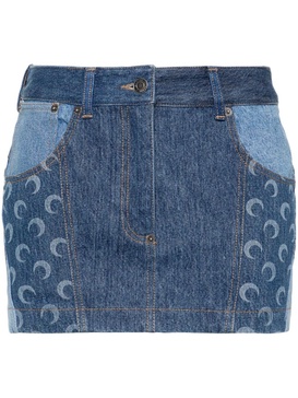 mini denim skirt