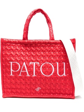 large Patou quilted tote bag