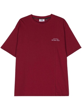 embroidered-logo cotton T-shirt