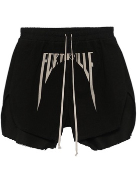 embroidered shorts