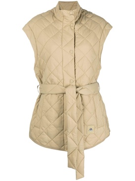 St Clair belted quilted gilet