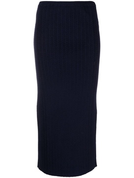 cable-knit pencil skirt