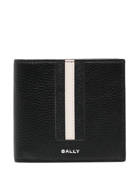 Ribbon bi-fold leather wallet