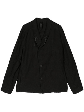 off-centre fastening blazer