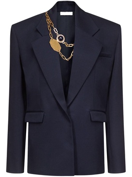 chain-detailing blazer