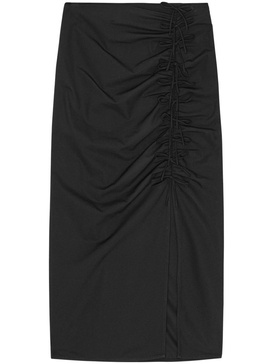 Ganni Midi Skirt With Ornamental Bows