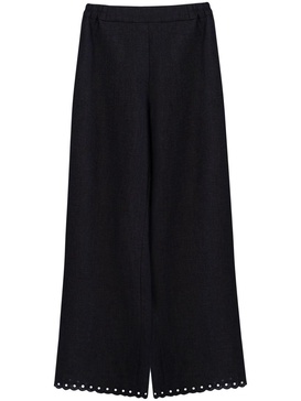 Sofia wide-leg linen trousers