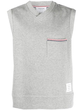 RWB-stripe cotton vest