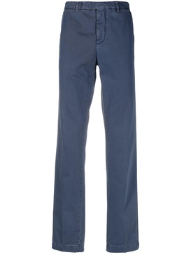 mid-rise straight-leg trousers