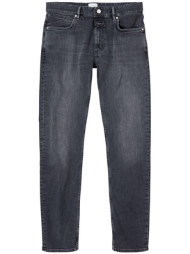 mid-rise slim-fit jeans