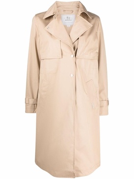 button-up trench coat