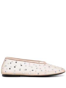 Khaite The Marcy Embellished Ballet Shoes