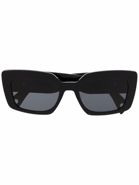 tinted rectangle-frame sunglasses