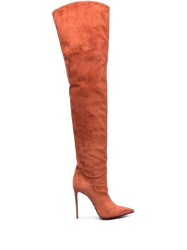 Eva suede thigh-high boots