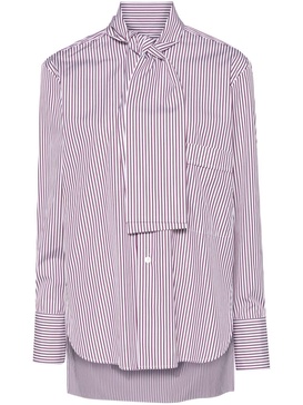 striped poplin shirt