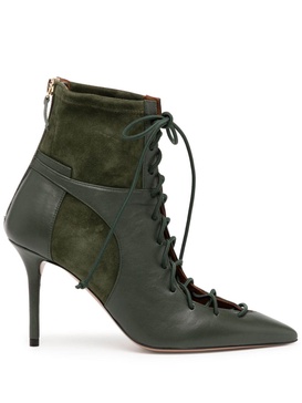 Montana 85mm panelled lace-up boots