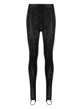 x Simkhai intricate warp-knit leggings