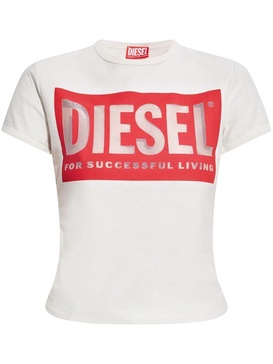 Diesel Logo Cotton T Shirt