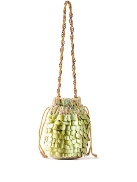 Keely sequinned bucket bag