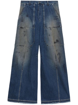 high-rise wide-leg jeans 