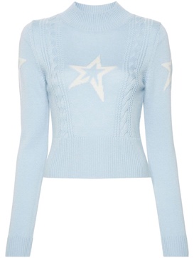 cable-knit star sweater