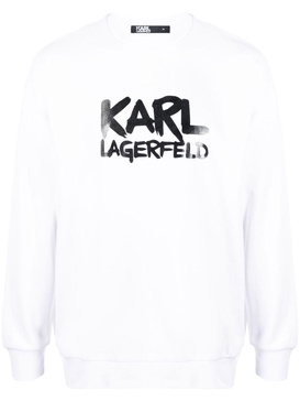 logo-stamp long-sleeve sweatshirt 