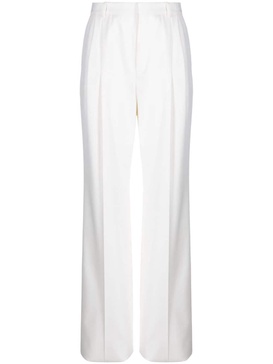 silk wide-leg trousers