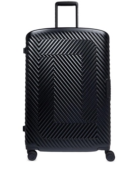 Atlas logo-embossed suitcase 