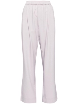 jersey flared trousers