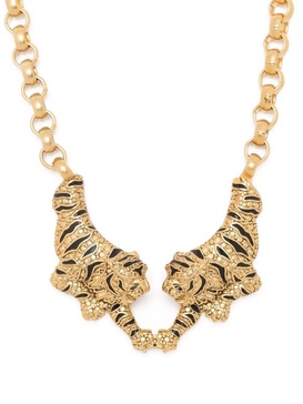 Roar tiger-pendant necklace