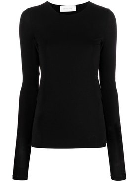 long-sleeve jersey top