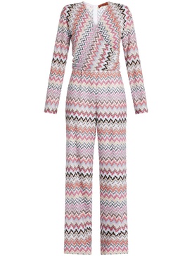 zig zag-pattern jumpsuit